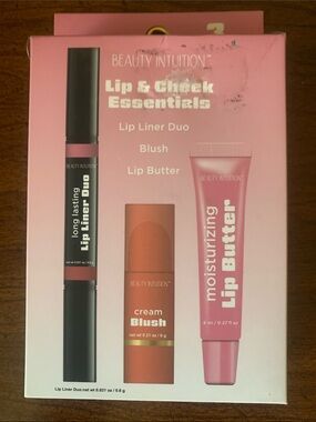 NWOT Beauty Intuition 3pc Lip & Cheek Essentials